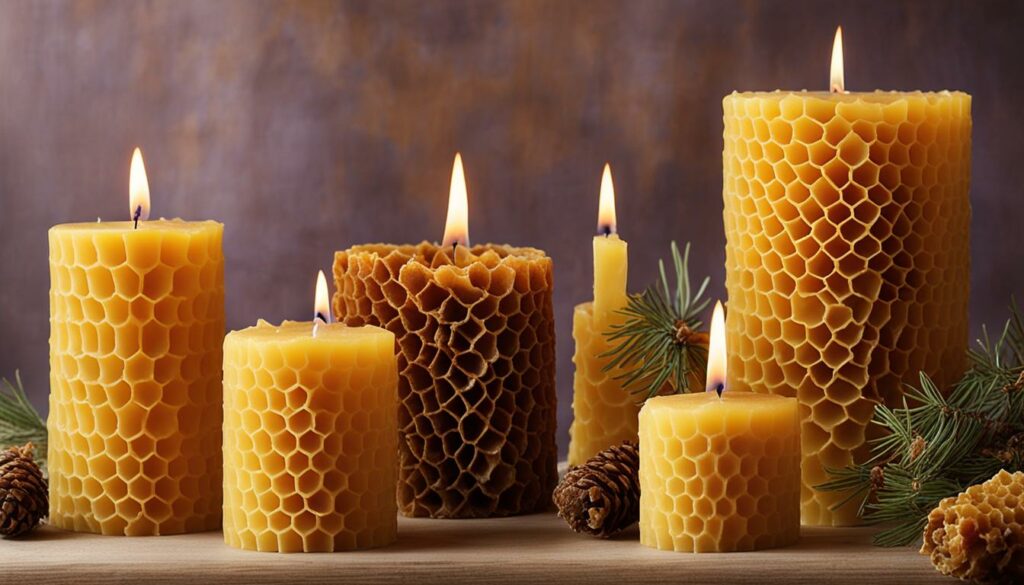 Kerzen aus Bienenwachs