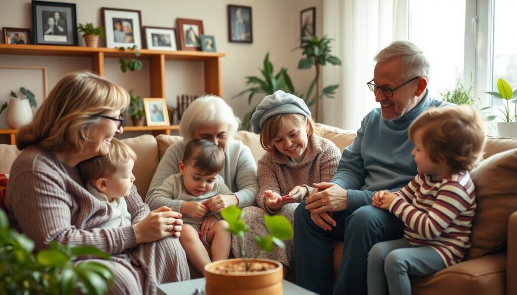 Familienleben im Ruhestand