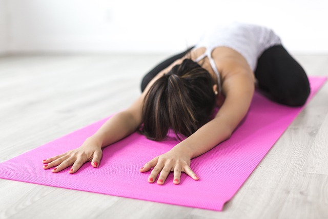 Dehnen Yoga Frau