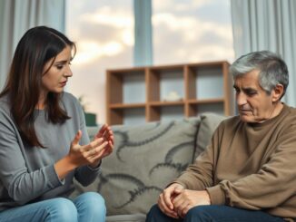 Familienmitglied hat Depressionen